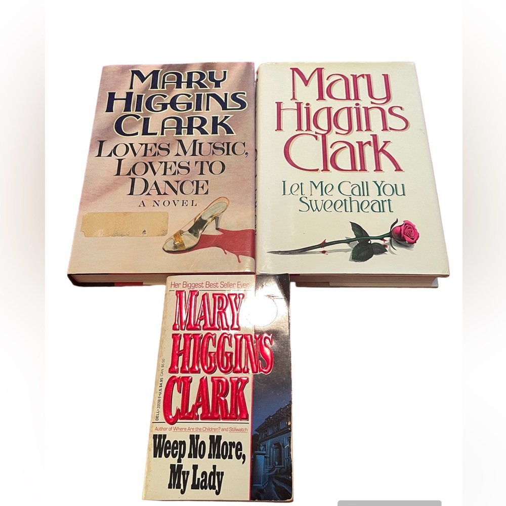 Mary Higgins Clark Books ( set of 3)